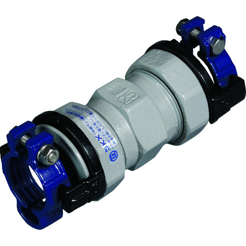 トラスコ中山 SKカワニシ 塩ビ管用継手 SKXソケットV20（ご注文単位1個）【直送品】