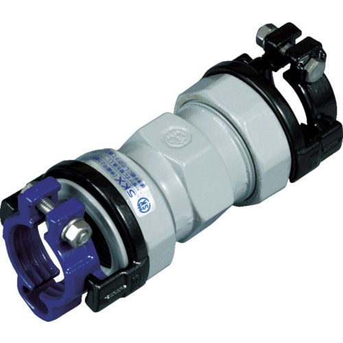 トラスコ中山 SKカワニシ 塩ビ管×鋼管用異種管継手 SKXソケットV25×25（ご注文単位1個）【直送品】