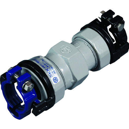 トラスコ中山 SKカワニシ 塩ビ管×鋼管用異種管継手 SKXソケットV50×50（ご注文単位1個）【直送品】