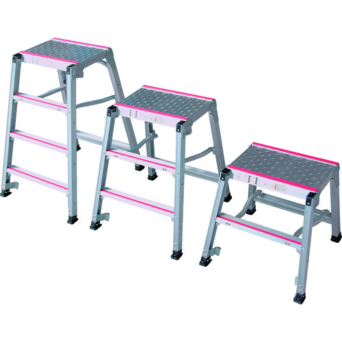 トラスコ中山 ナカオ 楽駝ミニ 滑り止め付き踏み台 1.0M(ご注文単位1台)【直送品】