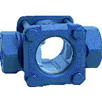 トラスコ中山 ヨシタケ 透視式サイトグラス 呼び径:15A、1/2B(ご注文単位1台)【直送品】