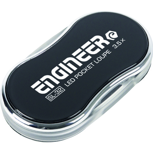 トラスコ中山 エンジニア LEDポケットルーペ 198-9878(ご注文単位1個)【直送品】