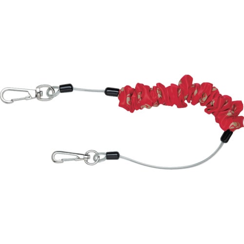 トラスコ中山 ミトロイ セーフティーループ(からみ防止タイプ) レッド(ご注文単位1本)【直送品】