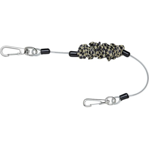 トラスコ中山 ミトロイ セーフティーループ(からみ防止タイプ) ショート ゴールド×ブラック(ご注文単位1本)【直送品】