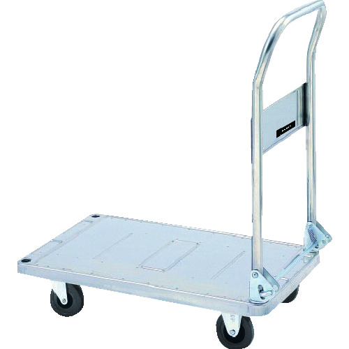 トラスコ中山 ダンディ ステンレス台車 ダンディSシリーズ タイプSL 折りたたみハンドル式 W710×D450(ご注文単位1台)【直送品】
