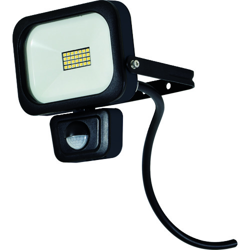 トラスコ中山 日動 LEDセンサーライト フラットセンサーライト 10W 屋外型 900Lm(ご注文単位1台)【直送品】