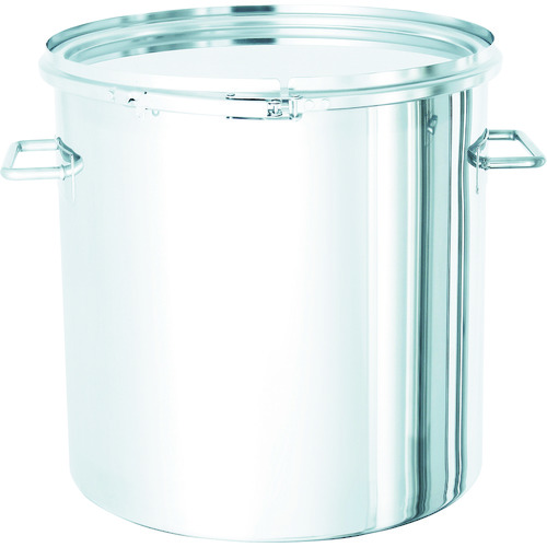 トラスコ中山 日東 ステンレスタンクサニタリーバンド式密閉タンク20L(ご注文単位1個)【直送品】