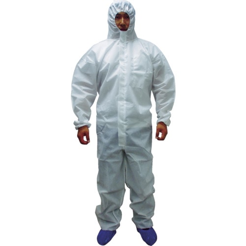 トラスコ中山 アイテックス 使い捨て保護服 マストガードA-103 適合身長170～185cm（ご注文単位1着）【直送品】