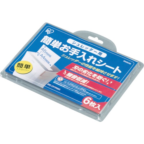 トラスコ中山 IRIS 530660 シュレッダー簡単お手入れシート SMS06（ご注文単位1箱）【直送品】