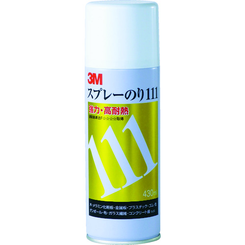 トラスコ中山 3M スプレーのり111 430ml(ご注文単位1本)【直送品】