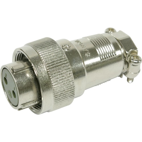 トラスコ中山 SANWA 丸型コネクタ SNS-20シリーズ 3極 PCF10(ご注文単位1個)【直送品】