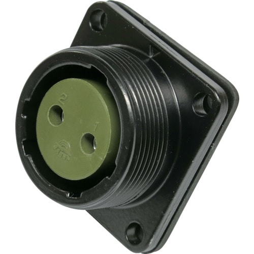 トラスコ中山 SANWA 防水コネクタ SNW-16 3極 RSF フロントマウント用(ご注文単位1個)【直送品】