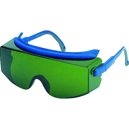トラスコ中山 YAMAMOTO 一眼形遮光めがね レンズ色:グリーン 遮光度#3(ご注文単位1個)【直送品】