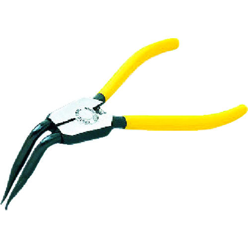 トラスコ中山 KTC 曲型ロングスナップリングプライヤ軸用 Ф1.2(ご注文単位1個)【直送品】