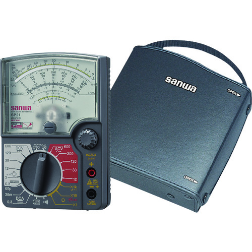 トラスコ中山 SANWA アナログマルチテスタ ハードケース付き 816-2979(ご注文単位1台)【直送品】