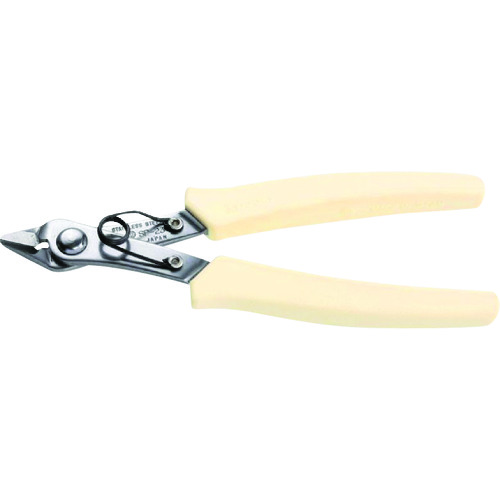 トラスコ中山 スリーピークス ステンレス製プラスチックニッパ(バネ付) 125mm(ご注文単位1個)【直送品】