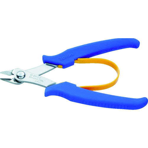 トラスコ中山 スリーピークス ステンレス製プラスチックニッパ(バネ付) 130mm(ご注文単位1個)【直送品】