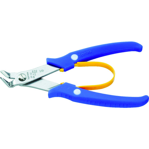 トラスコ中山 スリーピークス ミドルステンレス ベントニッパ(バネ付) 145.5mm(ご注文単位1個)【直送品】