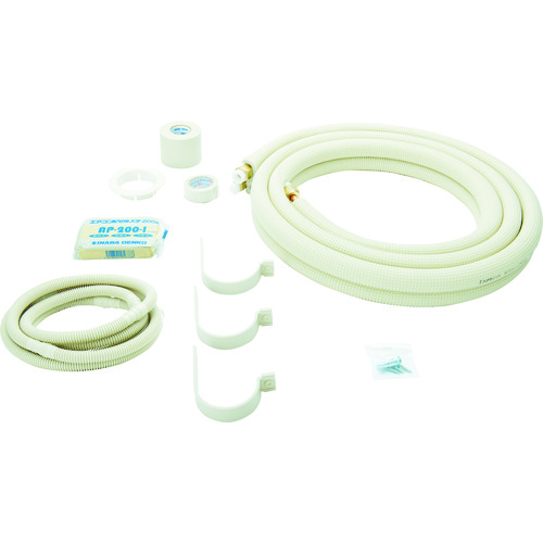 トラスコ中山 因幡電工 フレア加工済み空調配管セット コイル条長3m(ご注文単位1セット)【直送品】