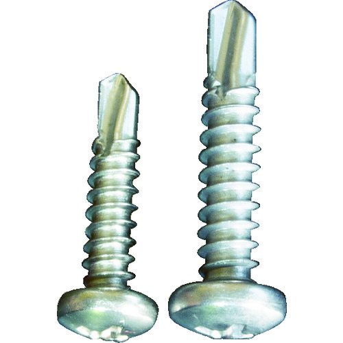 トラスコ中山 MIYAGAWA ドリルねじナベ ステン 3.5X10 40本入(ご注文単位1袋)【直送品】