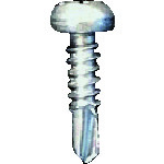 トラスコ中山 MIYAGAWA ミヤガワ ドリルねじコードレックス穴付きナベ ステン 4X45 15本入(ご注文単位1袋)【直送品】