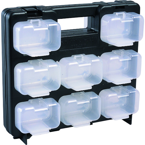 トラスコ中山 デンサン スケルトンパーツボックスミニ 111-9383(ご注文単位1個)【直送品】