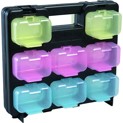 トラスコ中山 デンサン スケルトンパーツボックスミニ 112-7318(ご注文単位1個)【直送品】