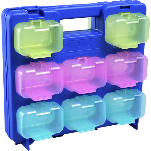 トラスコ中山 デンサン スケルトンパーツボックスミニ 112-2545(ご注文単位1個)【直送品】