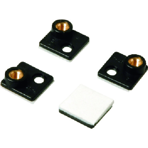 トラスコ中山 サンハヤト 接着式基板スタンド(ご注文単位1袋)【直送品】