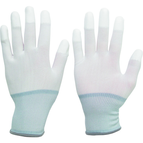 トラスコ中山 ミドリ安全 ポリエステル手袋 (指先コート) SPU-131N L 10双入(ご注文単位1袋)【直送品】