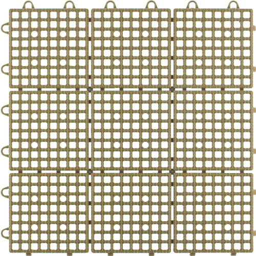 トラスコ中山 ワタナベ タイル システムスクエアー 30×30cm ブラウン（ご注文単位1枚）【直送品】