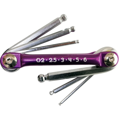 トラスコ中山 ベストツール BEST スリムリブ(ボールポイントレンチセット)(ご注文単位1個)【直送品】