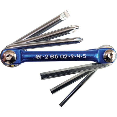 トラスコ中山 ベストツール BEST スリムリブ(ドライバー&六角レンチセット)(ご注文単位1個)【直送品】