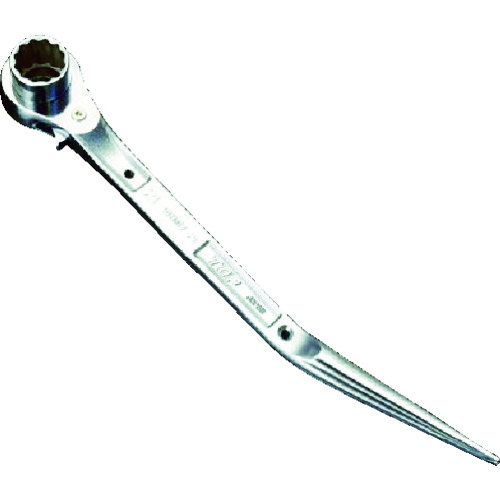 トラスコ中山 TOP 鳶仕様ステンレスラチェットレンチ(竜也モデル)(ご注文単位1個)【直送品】