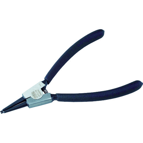 トラスコ中山 TONE スナップリングプライヤ(ストレートタイプ 軸用) 全長180mm リング使用範囲19~60mm(ご注文単位1個)【直送品】