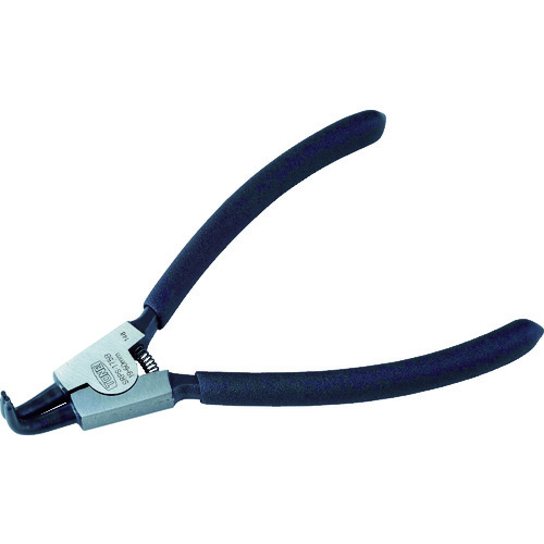 トラスコ中山 TONE スナップリングプライヤ(ベントタイプ 軸用) 全長170mm リング使用範囲19~60mm(ご注文単位1個)【直送品】