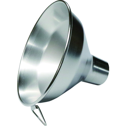 トラスコ中山 TRUSCO ステンレス広口ロート金具付き(穀物用) 上径φ150×下径φ37×全長105 足長30（ご注文単位1個）【直送品】