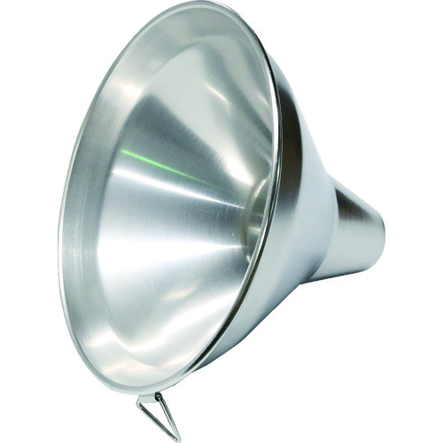 トラスコ中山 TRUSCO ステンレス太口ロート金具付き(粉ロート) 上径φ210×下径φ48×全長167 足長65（ご注文単位1個）【直送品】