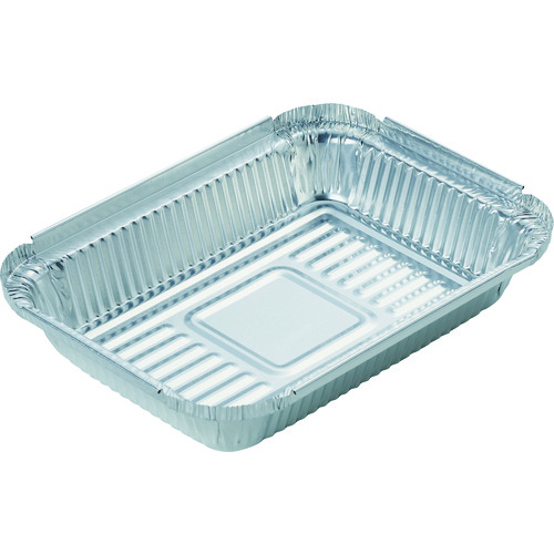 トラスコ中山 TRUSCO 使い捨てアルミ容器 角浅型 20枚入 360CC(ご注文単位1袋)【直送品】