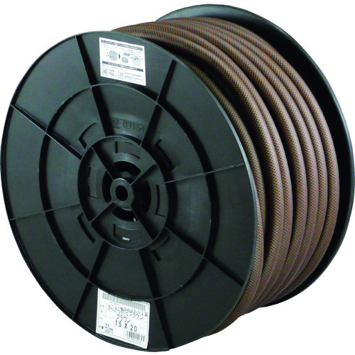 トラスコ中山 サンヨー さらさら耐圧ブラウンホース(ご注文単位1巻)【直送品】