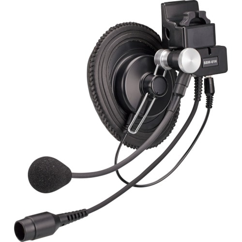 トラスコ中山 八重洲無線 ヘルメット取付式ヘッドセット(ご注文単位1個)【直送品】