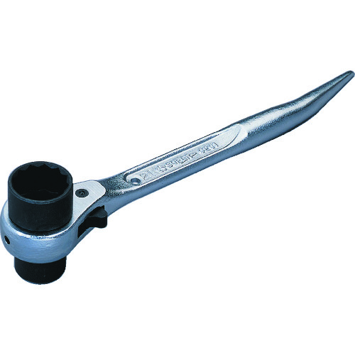 トラスコ中山 スーパー 曲がりしの付・両口ラチェットレンチ ミニショートタイプ 呼び:17×19(ご注文単位1個)【直送品】