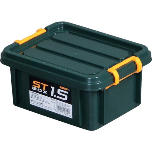 トラスコ中山 JEJアステージ STボックス DKグリーン #1.5(ご注文単位1個)【直送品】
