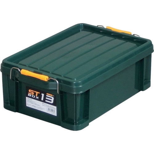 トラスコ中山 JEJアステージ STボックス DKグリーン #13(ご注文単位1個)【直送品】