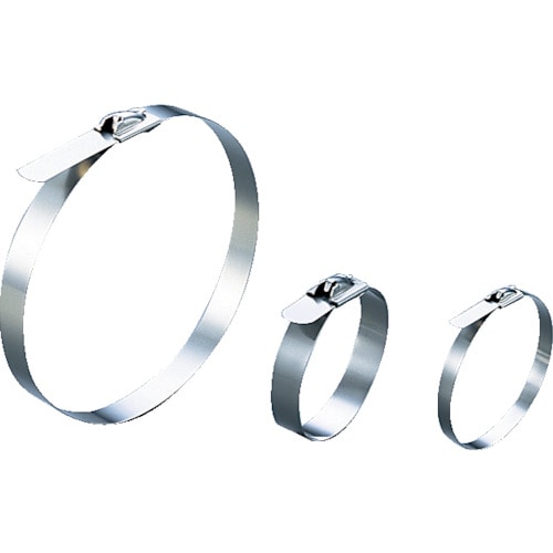 トラスコ中山 TRUSCO ステンレスバンド 取り外し可能タイプ W5.0X80L (20本入)（ご注文単位1袋）【直送品】