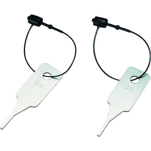 トラスコ中山 TRUSCO ステンレスバンド 取り外し可能タイプ用リリースキー（ご注文単位1個）【直送品】