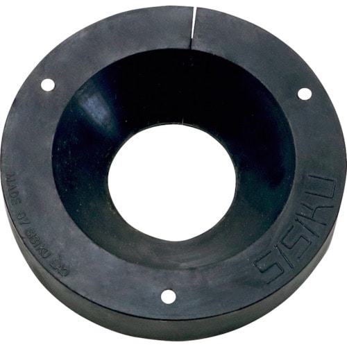 トラスコ中山 シシク ストッパーゴム(磁石入り) Lサイズ 黒(ご注文単位1個)【直送品】