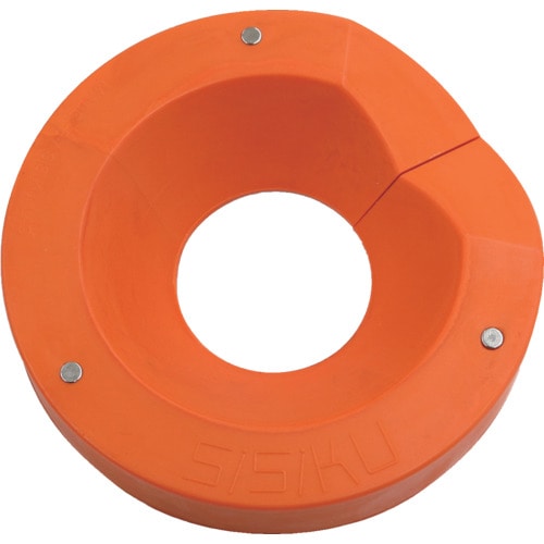 トラスコ中山 シシク ストッパーゴム(磁石入り) Mサイズ オレンジ(ご注文単位1個)【直送品】