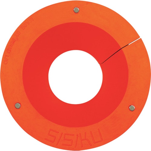 トラスコ中山 シシク ストッパーゴム(磁石入り) Sサイズ オレンジ(ご注文単位1個)【直送品】