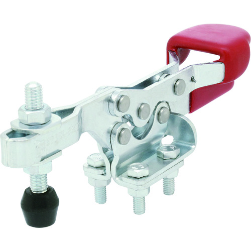 トラスコ中山 ST-SMITH 下方押え型トグルクランプ 横型トグルクランプ ロック機構付 水平ハンドル ハンドル操作角度70° フランジベース 締付力1.1～2.2kN 付属ボルト径M8（ご注文単位1個）【直送品】